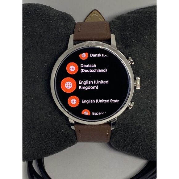 Fossil Gen 4 Authentic Digital Dial Smart Watch Custom Band FTW6017 AB529 - Picture 2 of 10